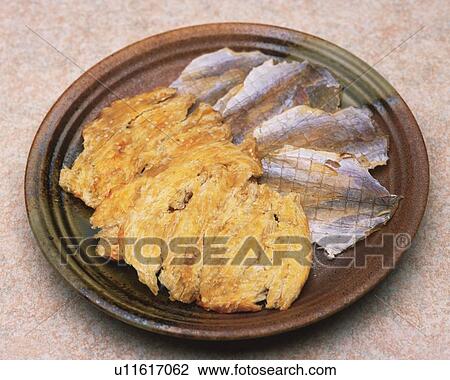 Closed Up Image of Some Dried Fish on a Brown-colored Plate, High Angle View View Large Photo Image Stock Image - Closed Up Image of Some Dried Fish on a Brown-colored Plate, High Angle View. Fotosearch
