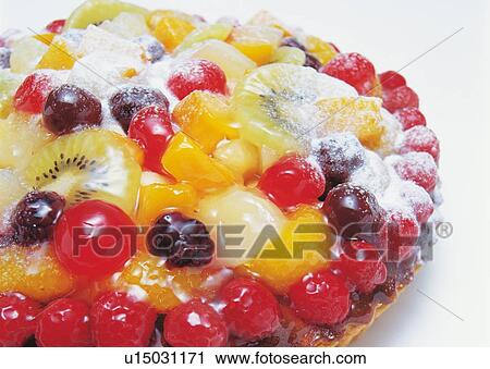 Stock Image - Fruit tart. Fotosearch