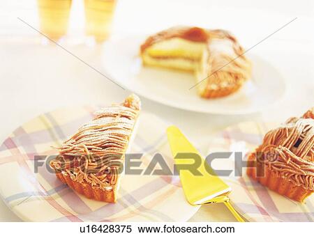 Pieces of tart with chestnut cream on plate View Large Photo Image Stock Photography - Pieces of tart with chestnut cream on plate. Fotosearch