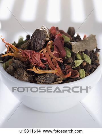 Close-up of a bowl of spices View Large Photo Image Picture - Close-up of a bowl of spices. Fotosearch