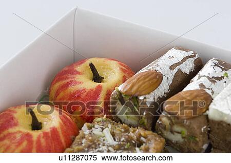 Stock Photography - Close-up of a box of sweets. Fotosearch