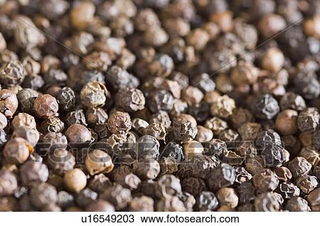 Stock Image - Close-up of Black Peppercorns. Fotosearch