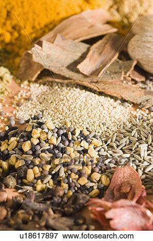 Stock Photo - Close-up of spices. Fotosearch