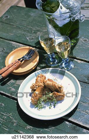 Stock Photo - Brunch, Chicken,. Fotosearch