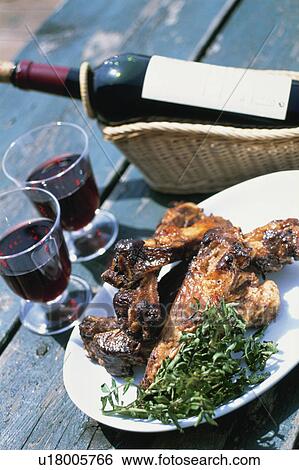 Stock Photograph - Brunch, Sparerib,. Fotosearch