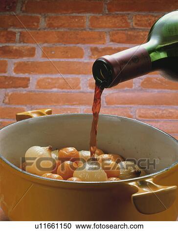 Stock Image - Cooking Wine. Fotosearch