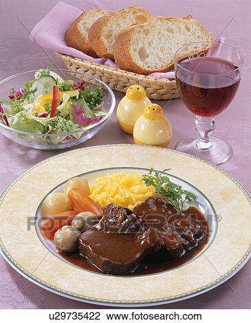 Stock Image - Stewed Tongue. Fotosearch