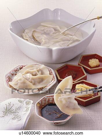 Stock Image - Boiled Dumpling. Fotosearch