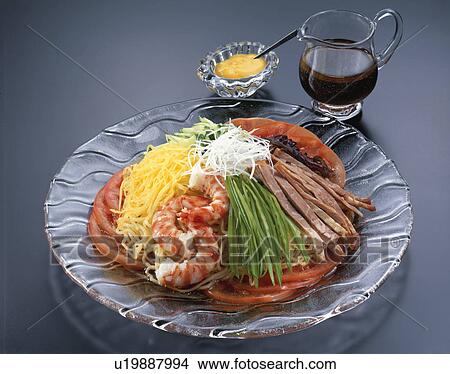 Chilled Summer Noodles View Large Photo Image Picture - Chilled Summer Noodles. Fotosearch