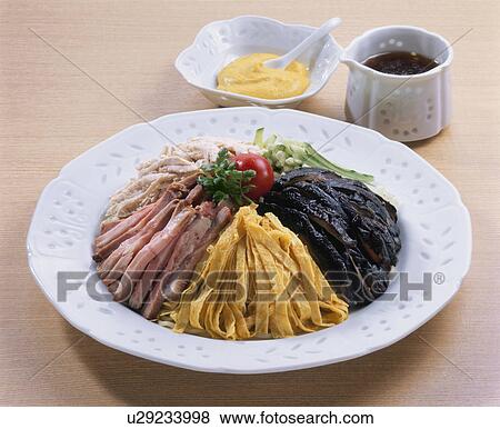 Stock Photo - Chilled Summer Noodles. Fotosearch