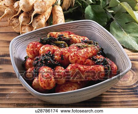 Japanese Radish Kimchi, South Korea, View Large Photo Image Picture - Japanese Radish Kimchi, South Korea,. Fotosearch