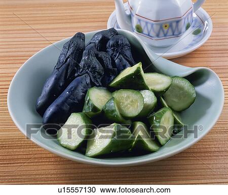 Stock Image - Lightly-Pickled Vegetables. Fotosearch