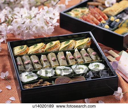 Cherry-Blossom-Viewing Lunch View Large Photo Image Stock Photo - Cherry-Blossom-Viewing Lunch. Fotosearch