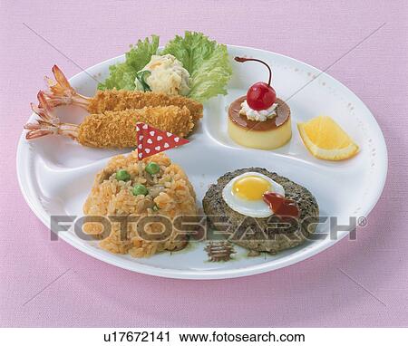 Stock Image - Child'S Lunch. Fotosearch