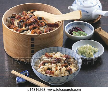 Rice With Grilled Eel View Large Photo Image Stock Photo - Rice With Grilled Eel. Fotosearch