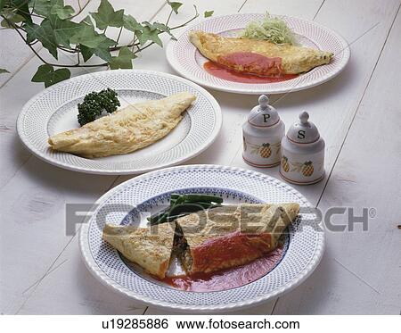 Omelet Various Kinds View Large Photo Image Stock Photograph - Omelet Various Kinds. Fotosearch