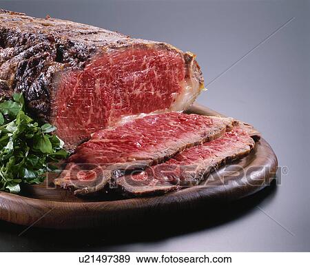 Stock Photo - Roast Beef. Fotosearch