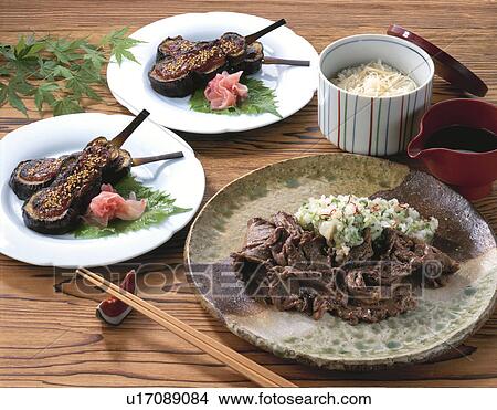 Roast Meat Grated Radish View Large Photo Image Picture - Roast Meat Grated Radish. Fotosearch