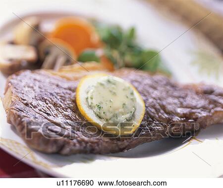 Stock Image - Sirloin Steak. Fotosearch