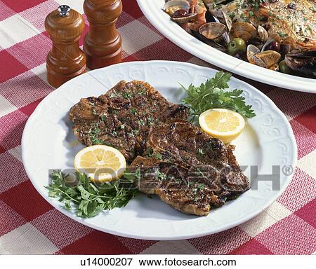T-Bone Steak, Veal View Large Photo Image Stock Photo - T-Bone Steak, Veal. Fotosearch
