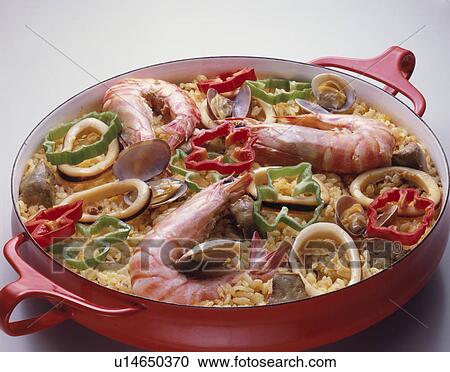 Paella View Large Photo Image Stock Image - Paella. Fotosearch