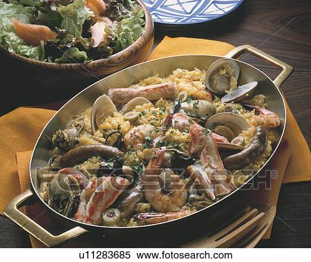 Paella View Large Photo Image Stock Photography - Paella. Fotosearch