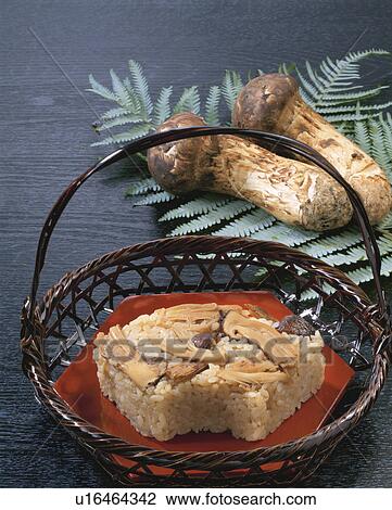 Rice With Matsutake View Large Photo Image Stock Image - Rice With Matsutake. Fotosearch