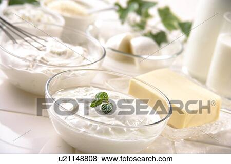 Stock Photo - Dairy Products. Fotosearch