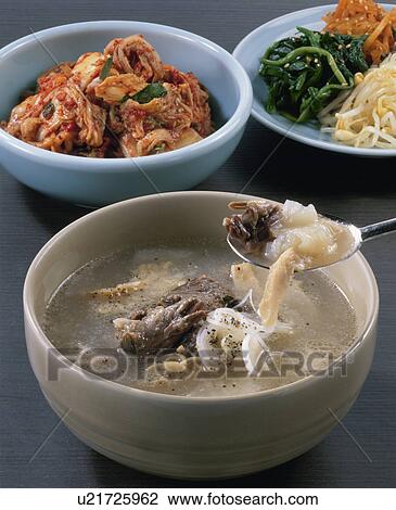 Korean-Style Rib Soup View Large Photo Image Stock Image - Korean-Style Rib Soup. Fotosearch