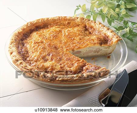 Stock Photo - Quiche Of Ham. Fotosearch
