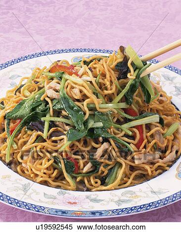 Stock Photography - Shanghai Fried Noodles. Fotosearch