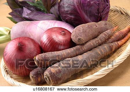Stock Photo - Purple Vegetables. Fotosearch