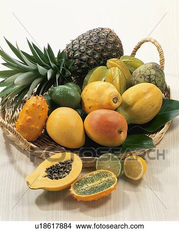 Picture - Tropical Fruit. Fotosearch
