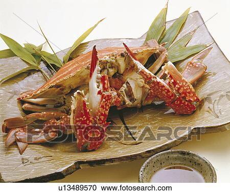 Stock Image - Vinegar And Soy Sauce Of Swimming Crab. Fotosearch