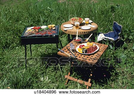 Barbecue, Outdoors, View Large Photo Image Stock Photograph - Barbecue, Outdoors,. Fotosearch
