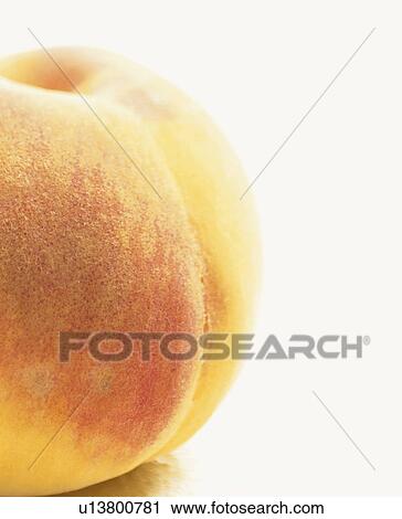 Stock Image - Peach, Yellow Peach,. Fotosearch