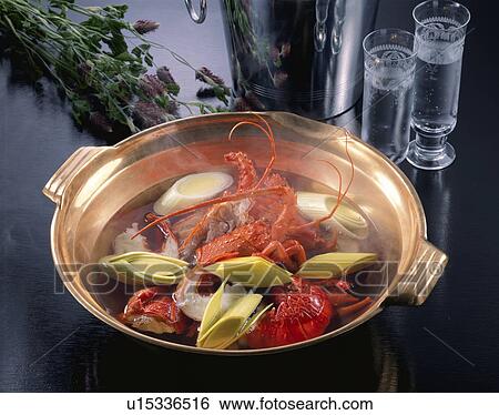 Stock Photograph - Soup Of Spiny Lobster. Fotosearch