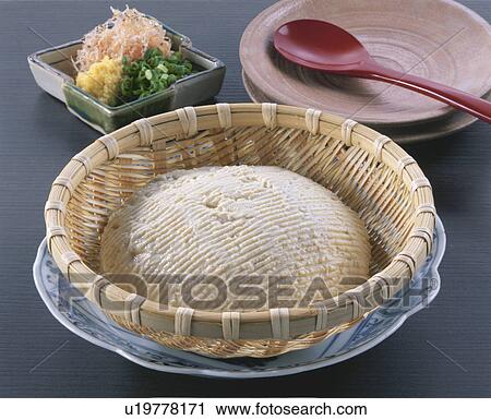 Stock Image - Chilled Tofu, Shredded Meat. Fotosearch