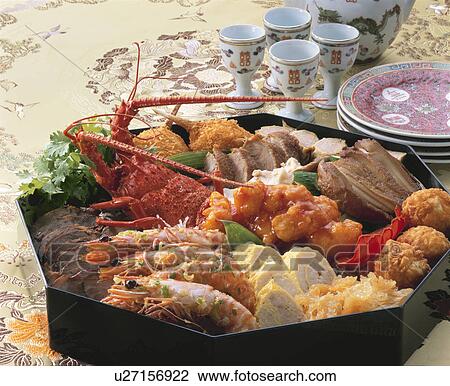 Dishes For The New Year Of The Chinese Style View Large Photo Image Stock Image - Dishes For The New Year Of The Chinese Style. Fotosearch