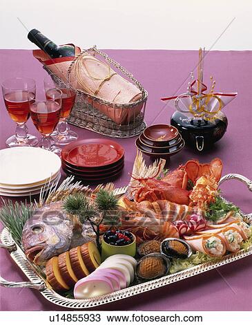 Semi-Western Dishes For The New Year View Large Photo Image Stock Image - Semi-Western Dishes For The New Year. Fotosearch