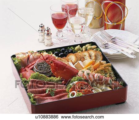 Western Style Dishes For The New Year View Large Photo Image Stock Photograph - Western Style Dishes For The New Year. Fotosearch