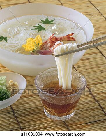 Picture - Thin Wheat Noodles. Fotosearch