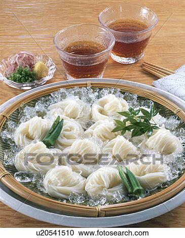 Stock Image - Thin Wheat Noodles. Fotosearch