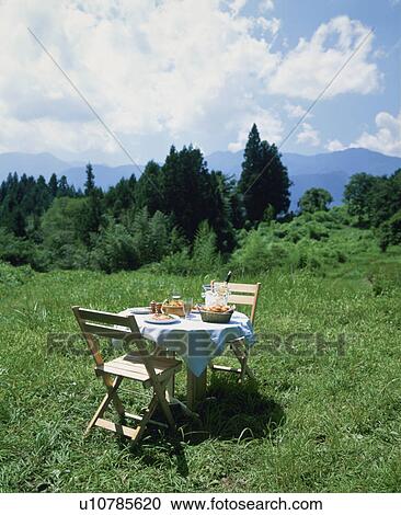 Stock Image - Brunch, Outdoors,. Fotosearch