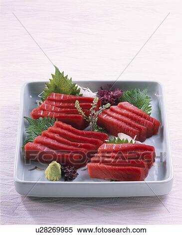 Fresh Slices Of Tuna, Inside Fatty Tuna, View Large Photo Image Stock Photography - Fresh Slices Of Tuna, Inside Fatty Tuna,. Fotosearch