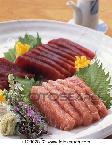 Stock Photo - Fresh Slices Of Tuna. Fotosearch