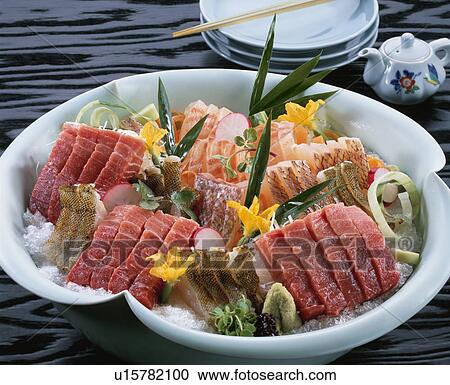 Sashimi Assortment View Large Photo Image Stock Image - Sashimi Assortment. Fotosearch