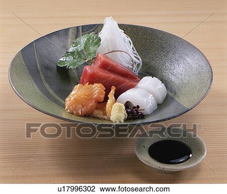 Sashimi Assortment View Large Photo Image Stock Image - Sashimi Assortment. Fotosearch