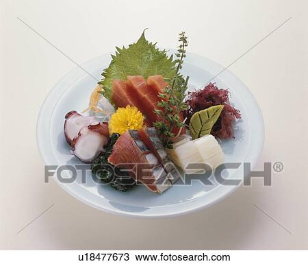 Sashimi Assortment View Large Photo Image Stock Image - Sashimi Assortment. Fotosearch