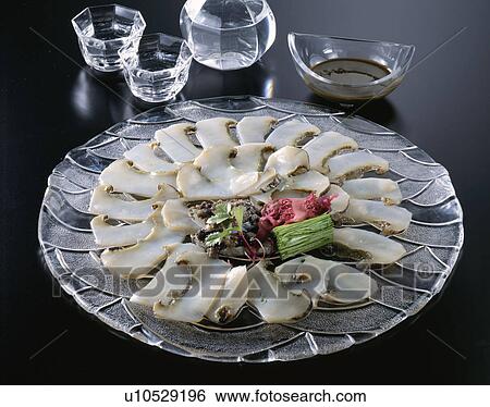 Sashimi Of An Abalone View Large Photo Image Stock Photograph - Sashimi Of An Abalone. Fotosearch